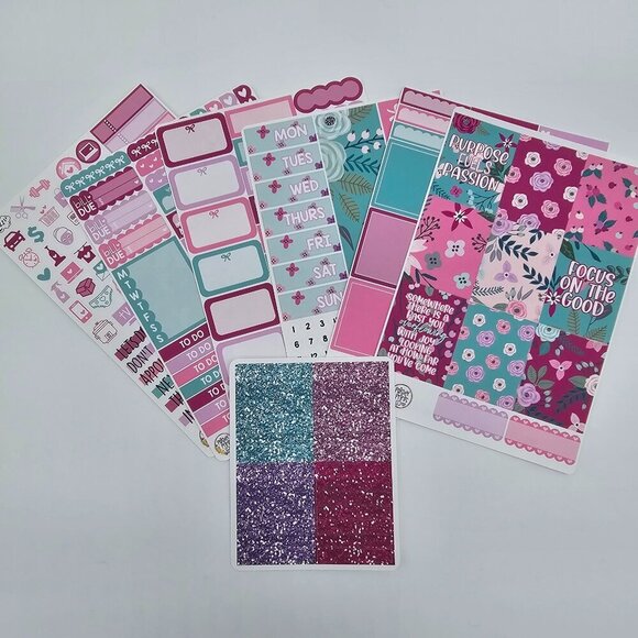 Planner Sticker De-Stash - 2 Sets - 17 Pieces - Picture 9 of 13